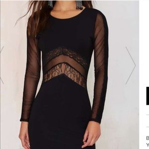 Nwt 6 WYLDR New Yorker bodycon dress XS Nasty gal